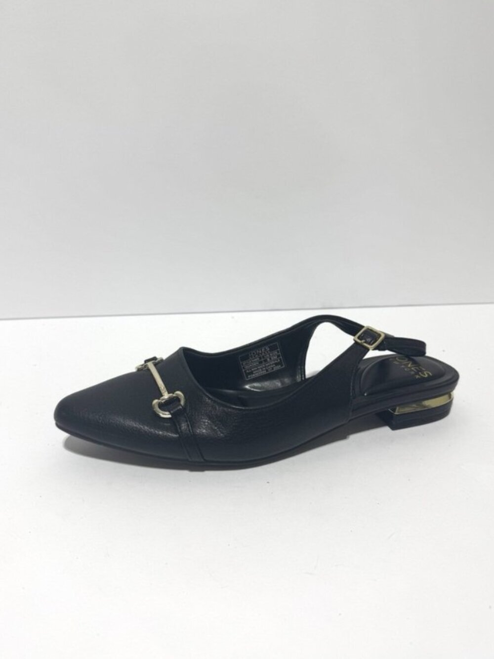 Jones New York Womens Quaden Slingback Flats Black Size 8.5M